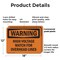 Signmission High Voltage Watch For Overhead Lines OSHA Warning Sign, Plastic, 18in W x 12in L, 2PK OS-2PACK-WS-P-1218-L-12183 - alternate 5